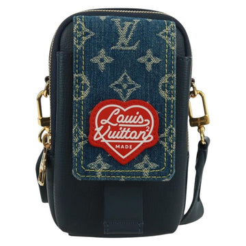 LOUIS VUITTON Monogram Denim LV MADE Double Phone Pouch M81060 LV Auth 170667SM - 0