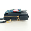 LOUIS VUITTON Monogram Denim LV MADE Double Phone Pouch M81060 LV Auth 170667SM-4