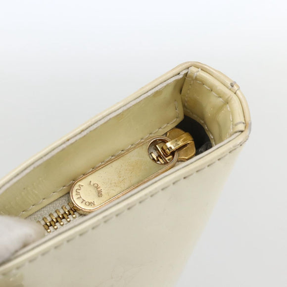 LOUIS VUITTON Monogram Vernis Brentwood Shoulder Bag Perle M91512 LV Auth 170681