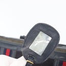 GUCCI Sherry Line Hand Bag Suede Leather Navy Gold Auth 170687-15