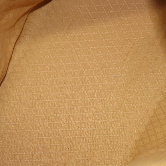 GUCCI Sherry Line Hand Bag Suede Leather Navy Gold Auth 170687