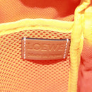 LOEWE Umhängetasche Canvas Lila Silber Auth 170688M-21