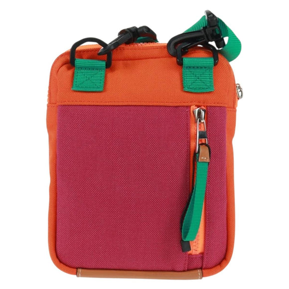 LOEWE Umhängetasche Canvas Lila Silber Auth 170688M