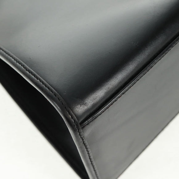 GUCCI Jackie Shoulder Bag Leather Black Silver 002 1067 1705 Auth 170690V