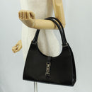 GUCCI Jackie Shoulder Bag Leather Black Silver 002 1067 1705 Auth 170690V-24