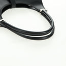 GUCCI Jackie Shoulder Bag Leather Black Silver 002 1067 1705 Auth 170690V-7