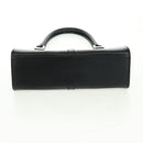 GUCCI Jackie Shoulder Bag Leather Black Silver 002 1067 1705 Auth 170690V-9