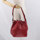 LOUIS VUITTON Epi Petit Noe Shoulder Bag Red M44107 LV Auth 170694-20