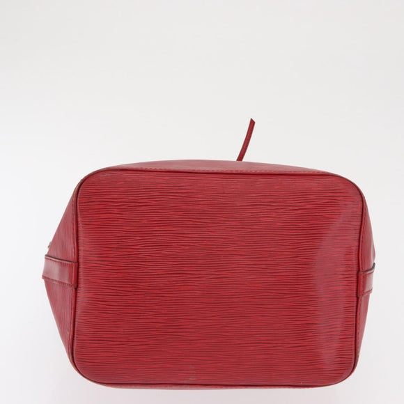 LOUIS VUITTON Epi Petit Noe Shoulder Bag Red M44107 LV Auth 170694