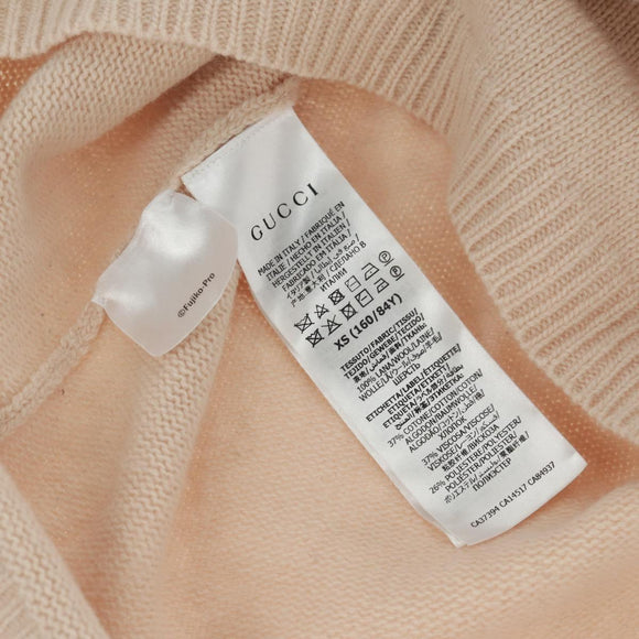 GUCCI Sweater Wool Ivory Auth 170697M