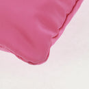 PRADA Shoulder Bag Nylon Pink Silver Auth 170698V-13