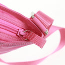 PRADA Shoulder Bag Nylon Pink Silver Auth 170698V-17