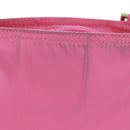 PRADA Shoulder Bag Nylon Pink Silver Auth 170698V-4