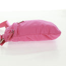 PRADA Shoulder Bag Nylon Pink Silver Auth 170698V-5