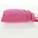 PRADA Shoulder Bag Nylon Pink Silver Auth 170698V-6