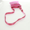 PRADA Shoulder Bag Nylon Pink Silver Auth 170698V-8
