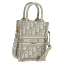 Christian Dior Trotter Canvas Oblique Book Tote Minibag Witgoud Origineel 170699M-1