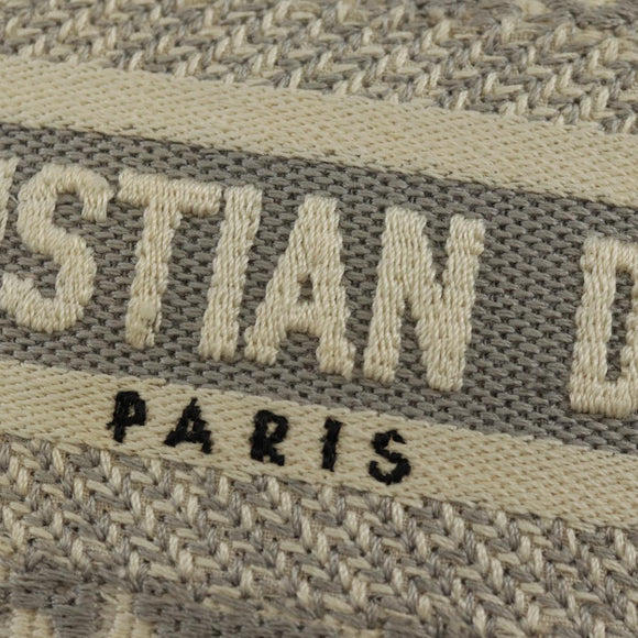 Christian Dior Trotter Canvas Oblique Book Tote Minibag Witgoud Origineel 170699M