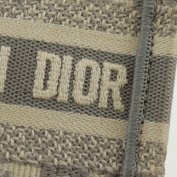 Christian Dior Trotter Canvas Oblique Book Tote Minibag Witgoud Origineel 170699M