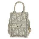 Christian Dior Trotter Canvas Oblique Book Tote Minibag Witgoud Origineel 170699M-2