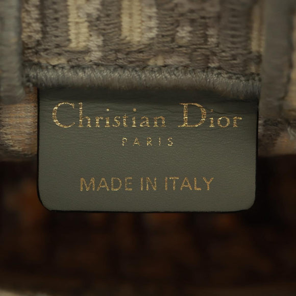 Christian Dior Trotter Canvas Oblique Book Tote Minibag Witgoud Origineel 170699M