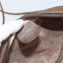 GUCCI GG Supreme Web Sherry Line Bag PVC Beige Gold 007 58 6112 Auth 170700-19