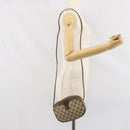 GUCCI GG Supreme Web Sherry Line Bag PVC Beige Gold 007 58 6112 Auth 170700-21