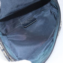 Christian Dior Trotter Canvas Saddle Pouch Navy Gold Auth 170701-17