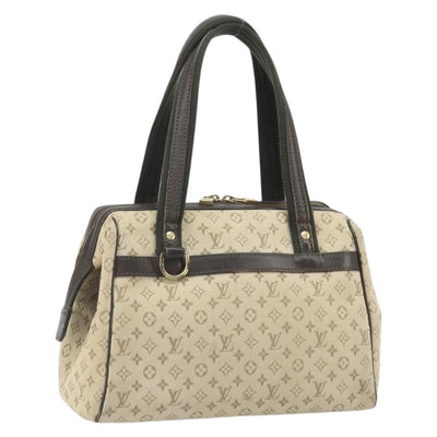 LOUIS VUITTON Monogram Mini Josephine GM Hand Bag Khaki M92310 LV Auth 170702