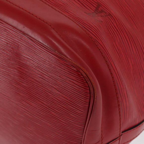 LOUIS VUITTON Epi Noe Shoulder Bag Red M44007 LV Auth 170712