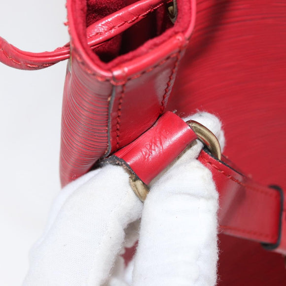 LOUIS VUITTON Epi Noe Shoulder Bag Red M44007 LV Auth 170712