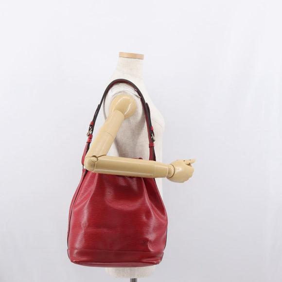 LOUIS VUITTON Epi Noe Shoulder Bag Red M44007 LV Auth 170712