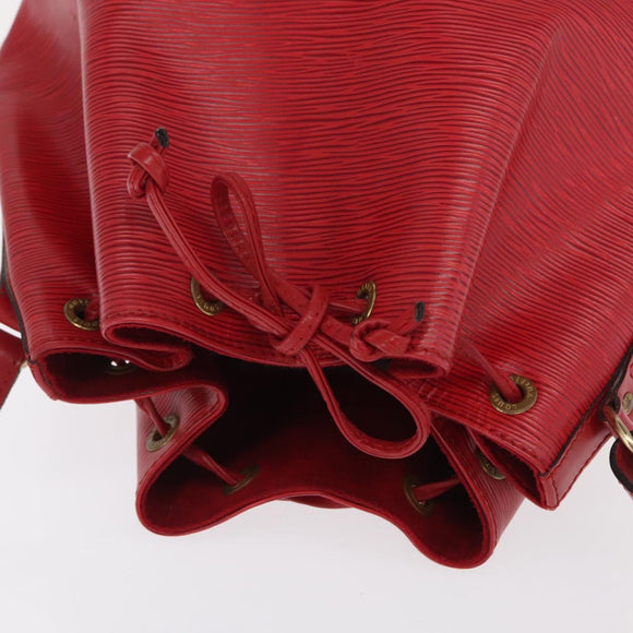 LOUIS VUITTON Epi Noe Shoulder Bag Red M44007 LV Auth 170712