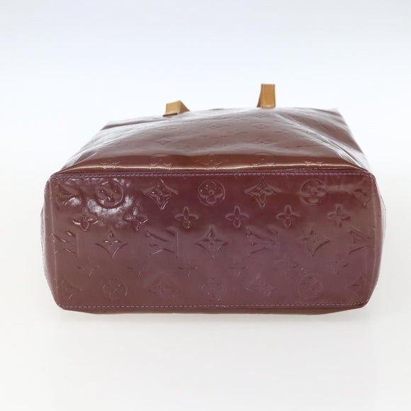 LOUIS VUITTON Monogram Vernis Reade MM Hand Bag Viole M91087 LV Auth 170717