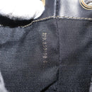 FENDI Pecan Canvas Shoulder Bag PVC Black Brown Auth 170718-12
