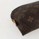 LOUIS VUITTON Monogram Pochette Cosmetic PM Pouch M43998 LV Auth 170722-16