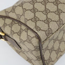 GUCCI GG Supreme Shoulder Bag PVC Beige Gold 001 115 6595 Auth 170723-11