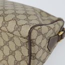 GUCCI GG Supreme Shoulder Bag PVC Beige Gold 001 115 6595 Auth 170723-12