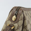 GUCCI GG Supreme Shoulder Bag PVC Beige Gold 001 115 6595 Auth 170723-15