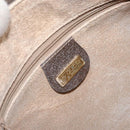 GUCCI GG Supreme Shoulder Bag PVC Beige Gold 001 115 6595 Auth 170723-16