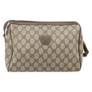 GUCCI GG Supreme Shoulder Bag PVC Beige Gold 001 115 6595 Auth 170723-2