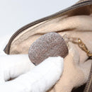 GUCCI GG Supreme Shoulder Bag PVC Beige Gold 001 115 6595 Auth 170723-22