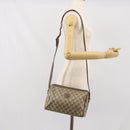 GUCCI GG Supreme Shoulder Bag PVC Beige Gold 001 115 6595 Auth 170723-23