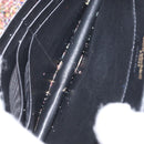SAINT LAURENT Chain Wallet Shoulder Bag Sequin Multicolor Gold Auth 170726-10