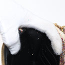 SAINT LAURENT Chain Wallet Shoulder Bag Sequin Multicolor Gold Auth 170726-22