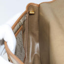 Christian Dior Honeycomb Canvas Shoulder Bag PVC Beige Gold Auth 170728-20