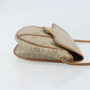 Christian Dior Honeycomb Canvas Shoulder Bag PVC Beige Gold Auth 170728-4