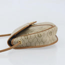 Christian Dior Honeycomb Canvas Shoulder Bag PVC Beige Gold Auth 170728-5