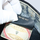 GUCCI GG Supreme Sherry Line Shoulder Bag PVC Navy Gold 904 02 047 Auth 170730-21