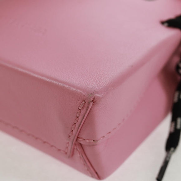BALENCIAGA 2020S SS Hello Kitty Hand Bag Calf Skin 2way Pink 619043 Auth 170731SM